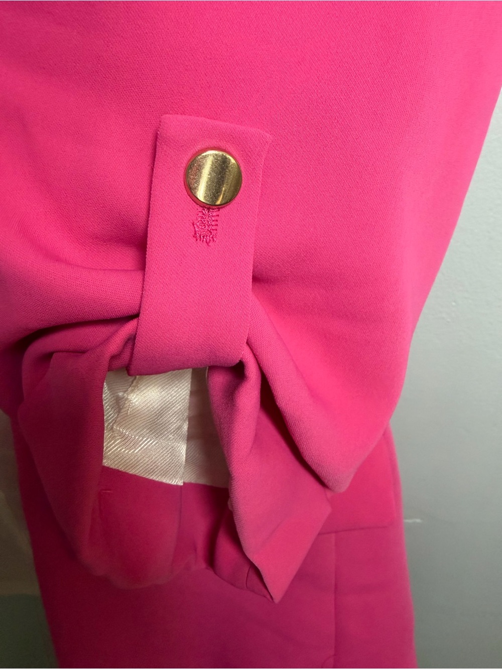 Zara Bright Pink Tailored Blazer Jacket - Picture 4 of 7
